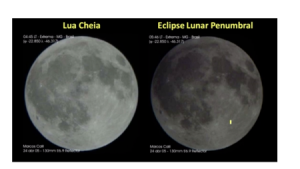 Em um eclipse penumbral, a Lua continual totalmente iluminada, mas com menos intensidade do que a habitual  - Fred Espenak/MrEclipse.com